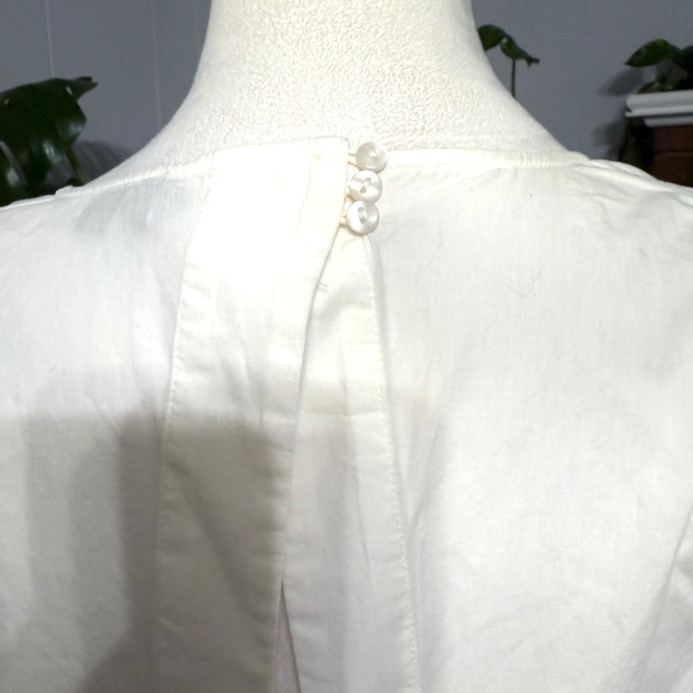 Veromoda 100% Cotton open back white Top Size S - Picture 6 of 8